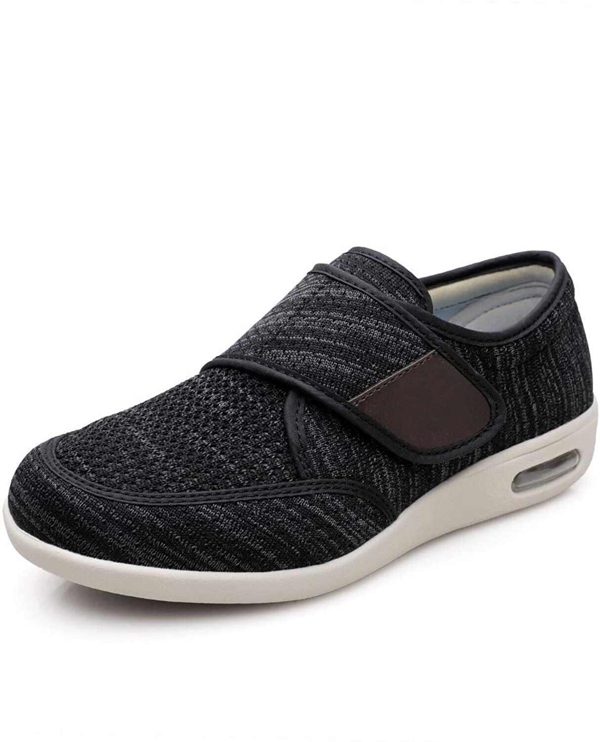 velcro shoes for swollen feet men's