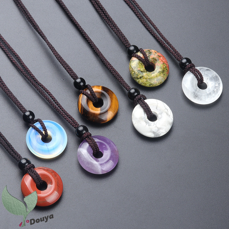 Crystal Donut Necklaces - Sapphire And Soul