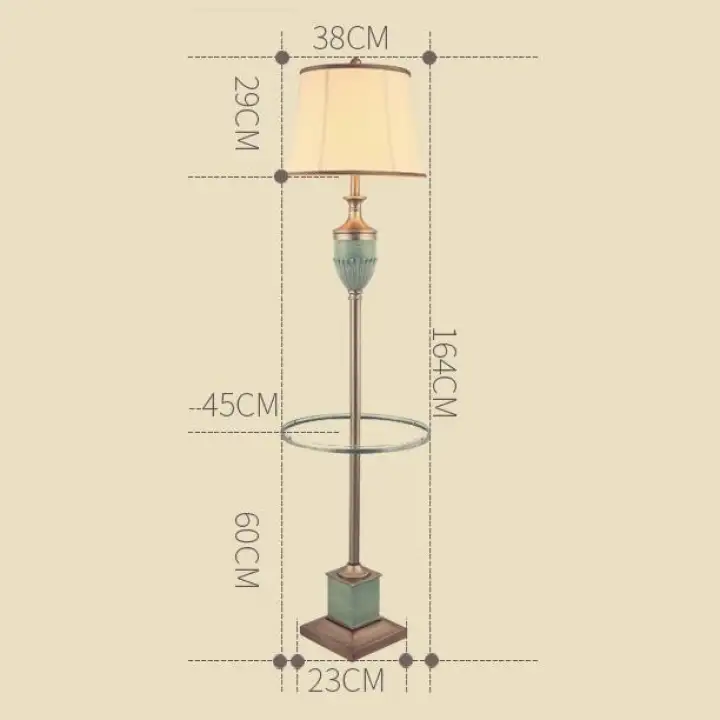 Blue Floor Lamps Lamp With Coffee Table A B Two Styles Blue Floor Lamps Lamp With Coffee