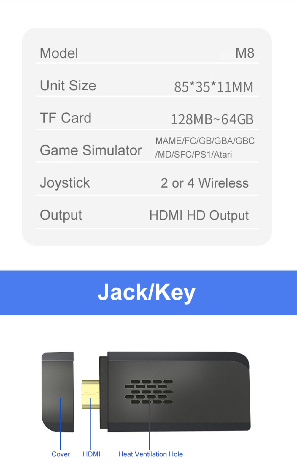 máy Chơi Game Điện Tử M8 Bộ Điều Khiển Không Dây Kép 2.4G Máy Chơi Game Điện Tử Cổ Điển TV 4K 10000 Trò Chơi 64GB Trò Chơi Cổ Điển Cho PS1/GBA Giao Hàng Bỏ Qua Khâu Vận Chuyển Hỗ Trợ 10 Ngôn Ngữ Hỗ Trợ 9 Trình G Zweicx