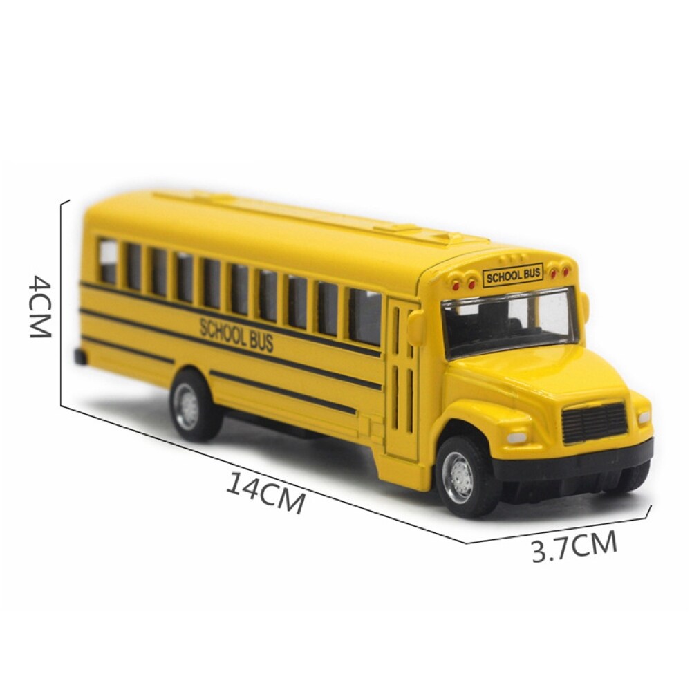 Mô Hình Xe Buýt Trường Học Kéo Ngược Hợp Kim Microgood Bộ Sưu Tập Đồ Chơi Xe Hơi Cho Trẻ Em Quà Tặng Trang Trí