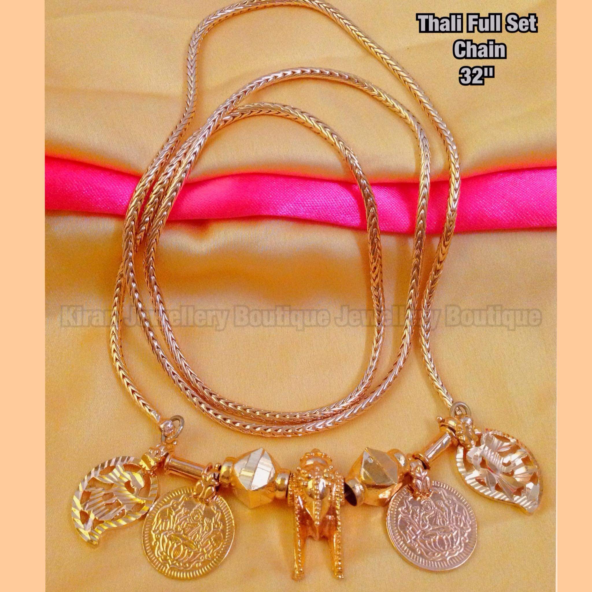 Electro Plated Toppe Thali Full Set Wit 
