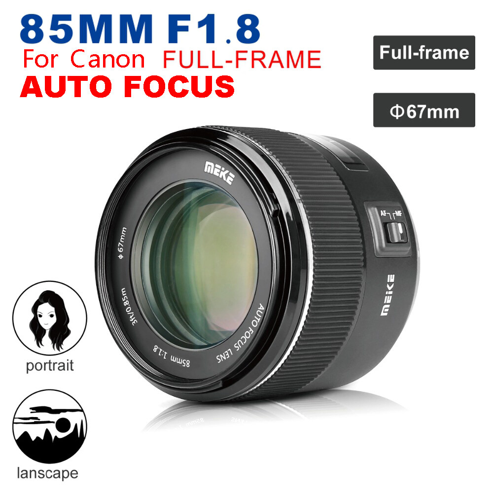 Meike 85mm F1.8 Full Frame AF/MF Portrait Prime Lens for cheapest Canon EOS EF Mount DSLR