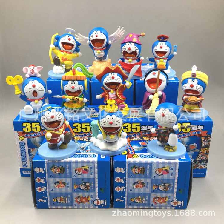 Doraemon Doraemon 35Th Anniversary Special Edition Egg Box Play Capsule Toy Decoration Doll Crane Machine