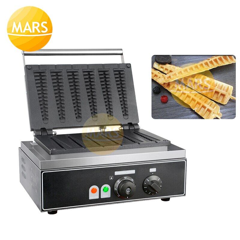 คุณภาพระดับมืออาชีพ220V 110V ทำวาฟเฟิลหวาน Wafle บน Stick เครื่องแท่งวาฟเฟิล Baker อุปกรณ์วาฟเฟิลเค้กเตาอบ CE