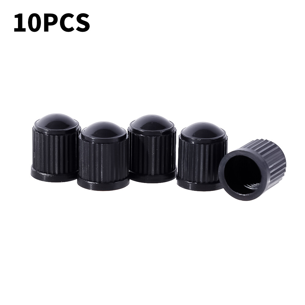 10Pcs Car Tyre Valve Motorcycle Bike Tyre Plastic Caps Dust Valve 13x10mm