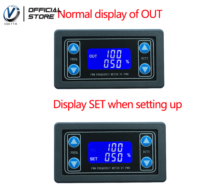VOKTTA PWM xung tần số nhiệm vụ chu kỳ điều chỉnh Module Square Wave Rectangular Wave Signal Generator