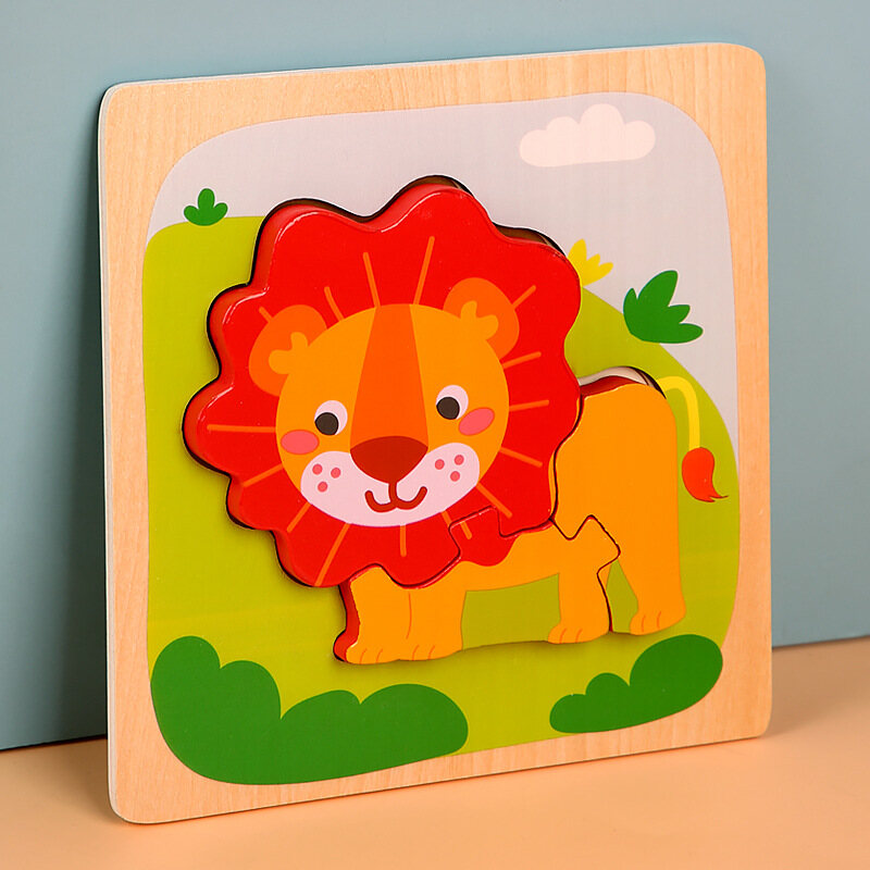 Children's Puzzle Grasp Board (Wooden Educational Puzzle)
