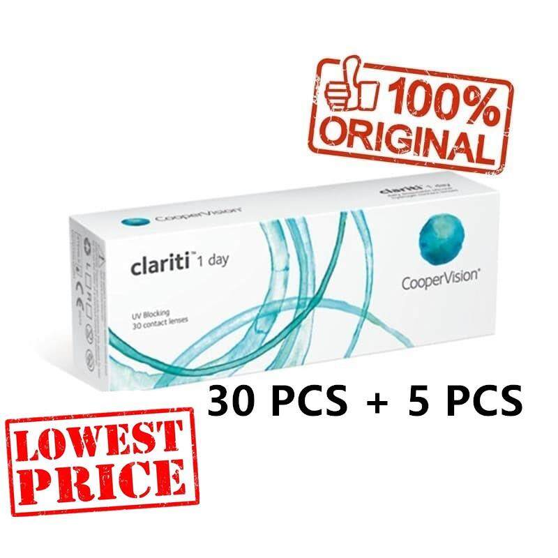 Cooper vision Clariti 1 Day silicone Hydrogel Daily Contact Lenses(30pcs+5pcs)