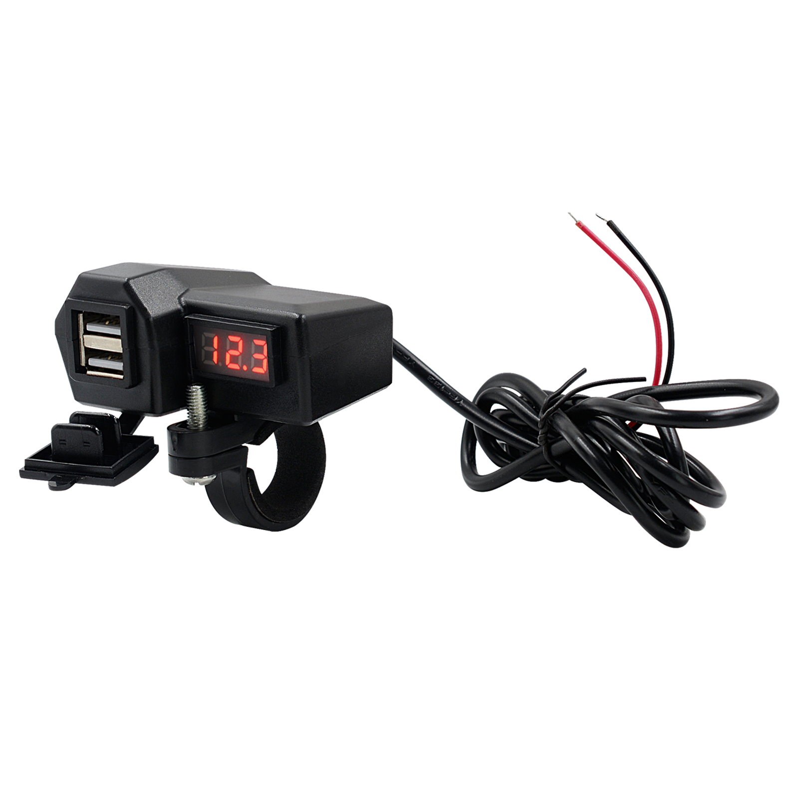 Wiki [Hàng Có Sẵn] Bộ Sạc USB Xe Máy Chống Nước Ổ Cắm Điện Thoại Di Động Splitter Power Adapter