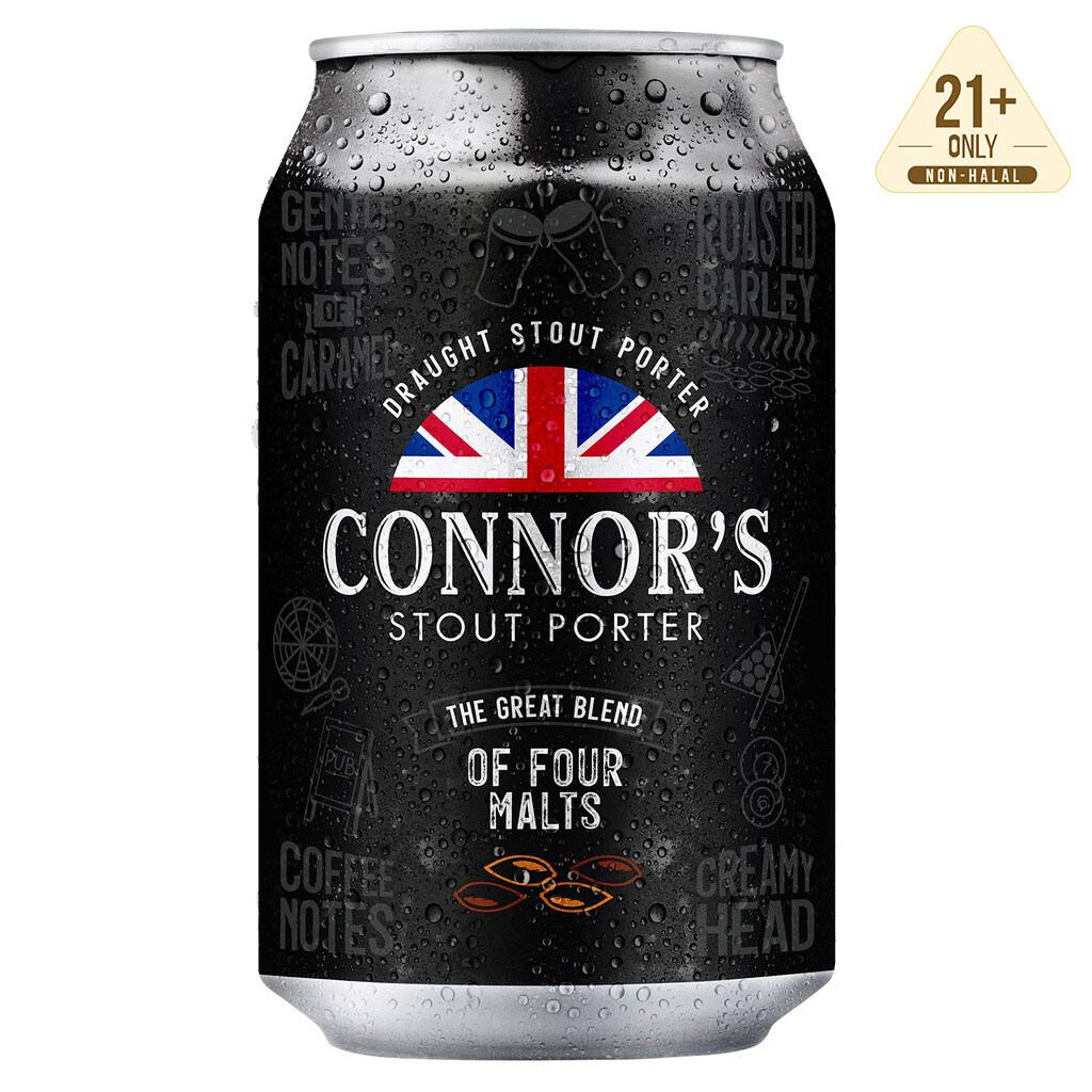 Connor’s Stout Porter can 320ml Lazada