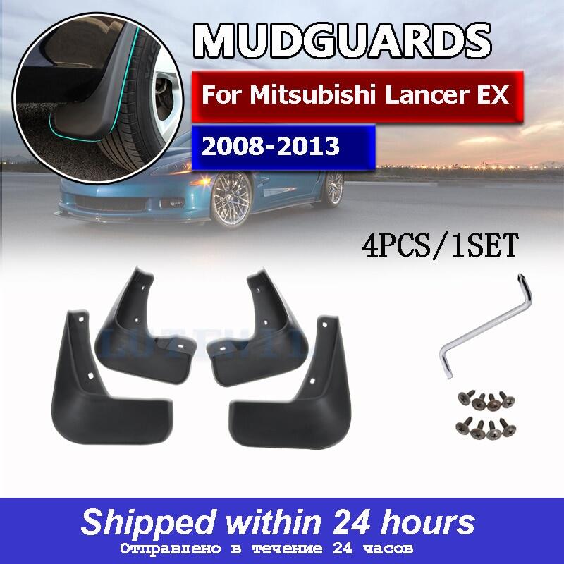 4Pcs Car Front Fender Flares Rear Splash Guards Mud Flaps Mudguards for