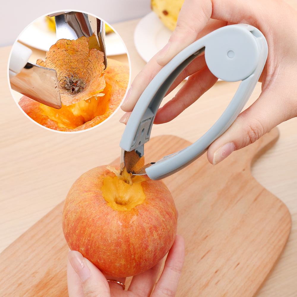 Kitchen Gadget Pineapple Knife Peeler Cutter Slicer 304 Stainless Steel Pineapple Digging Core Tools Vegetable Fruit Eye Clip