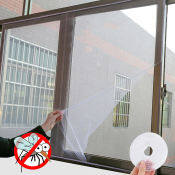 48-hour Ship + On Sale: DIY Self-Adhesive Window Screen OEM