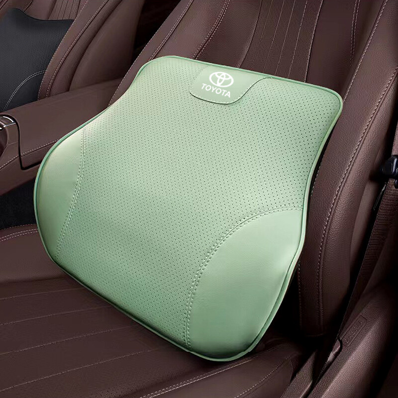 Car Memory Foam Headrest Comfortable Neck Pillow Lumbar Pad Lumbar