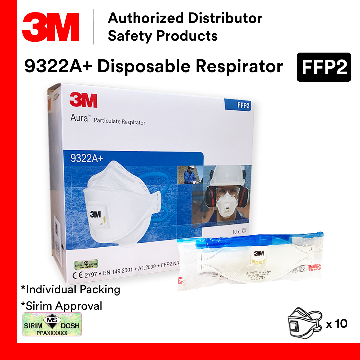 3m 9322a mask