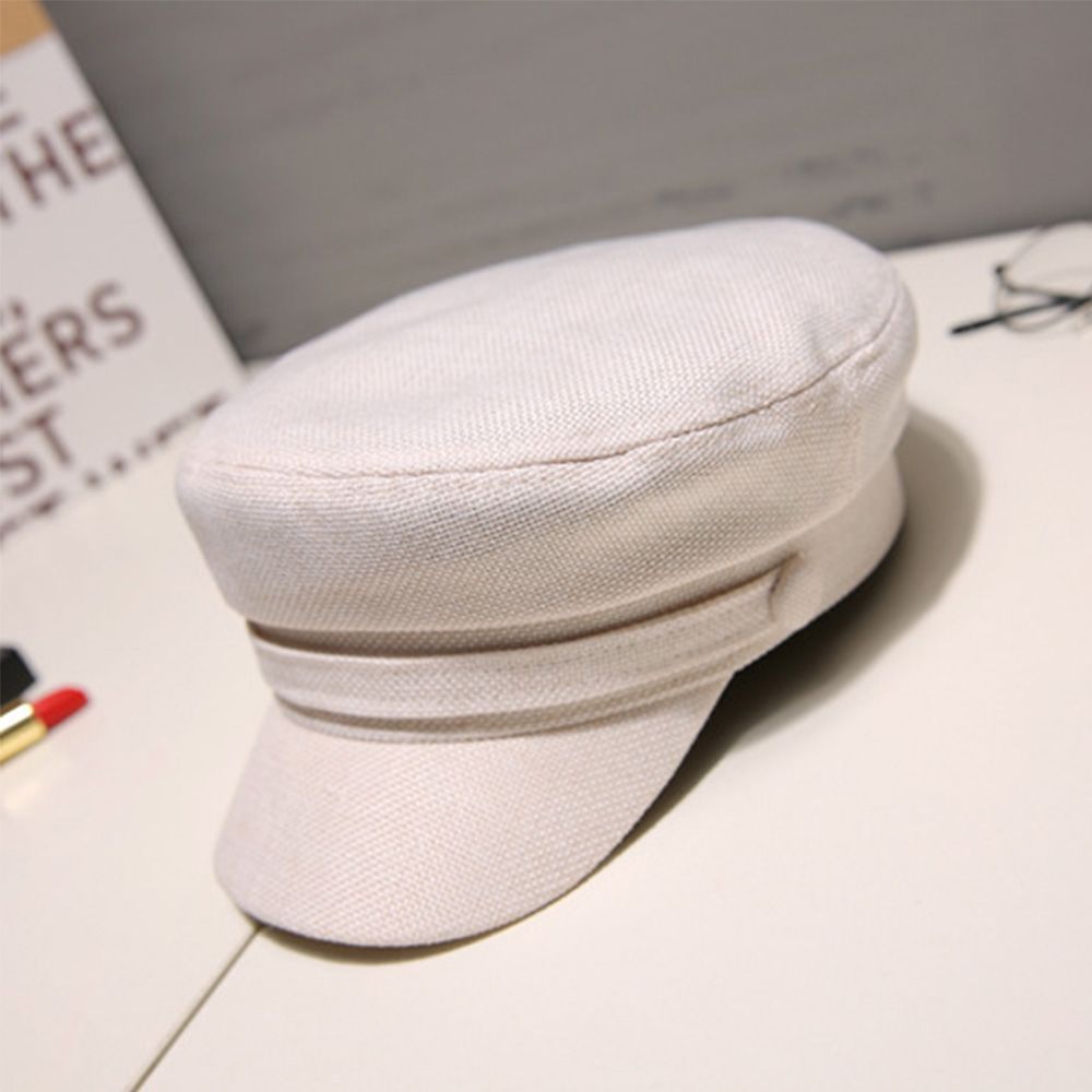 Nón noel mũ nồi hàn quốc nữ mũ nồi sang chảnh mũ beret nữ phối đồ mũ nồi mũ beret mũ nồi nữ hàn quốc quý cô Mùa hè Vải contton Phụ nữ Mũ hải quân Nắp phẳng Nắp bát giác Mũ nồi