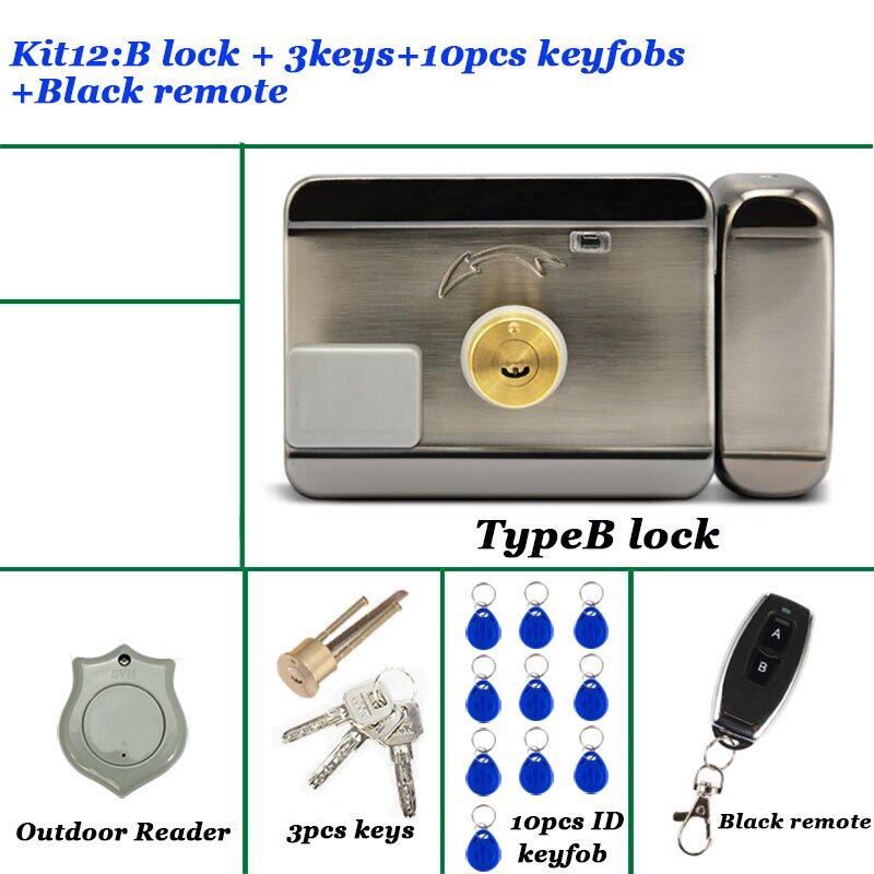 12V Optional Ewelink Phone Remote Control Electric Door Lock Unlock Auto-Lock RFID Gate Ess Control Gate Opener