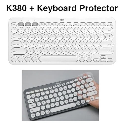 Logitech K380 Multi-Device Bluetooth Keyboard For PC, Notebooks, Phones & Tablets