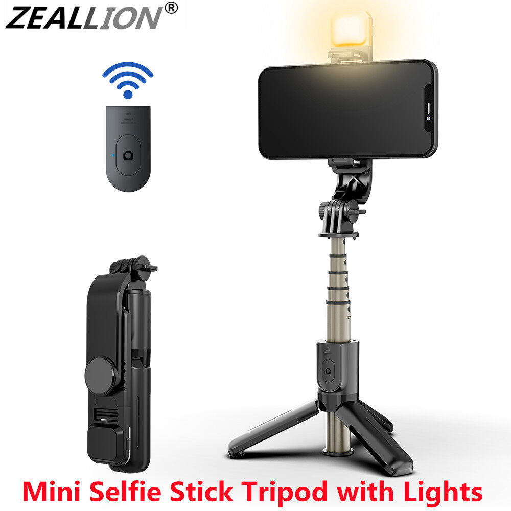 Zeallion Gậy Selfie Mini Cầm Tay Bluetooth Mới Nhất, Với Chân Máy Đơn Dành Cho Điện Thoại, Giá Đỡ Phù Hợp Gimbal Điện Thoại Thông Minh Đứng