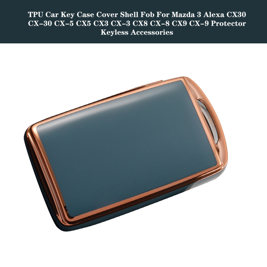 TPU รถ Key Case Shell Fob สำหรับมาสด้า3 Alexa CX30 CX-30 CX-5 CX5 CX3 ...
