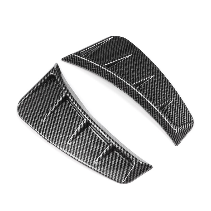 Universal รถยนต์ด้านข้าง Wing Leaf แผงอุปกรณ์เสริม Side Air Outlet Trim