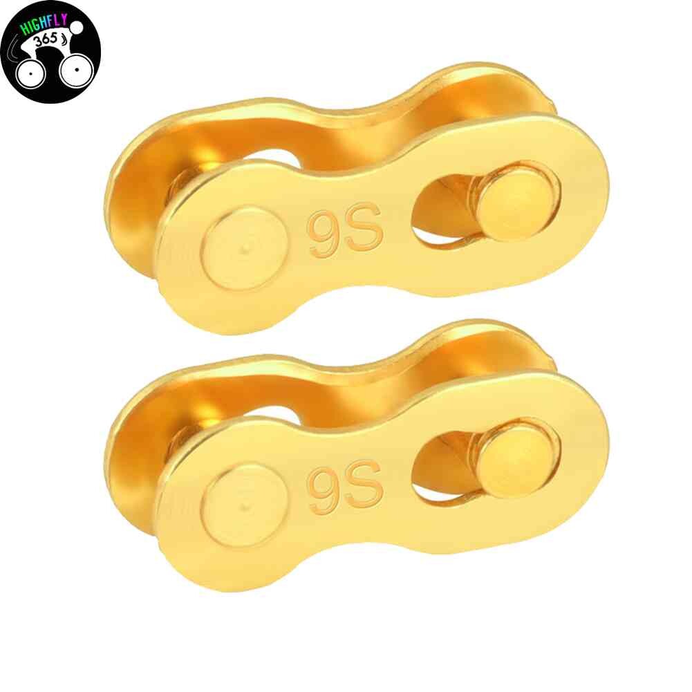 2pcs Bicycle Chain Link Connector Joints Magic Buttons Speed Quick Buckles