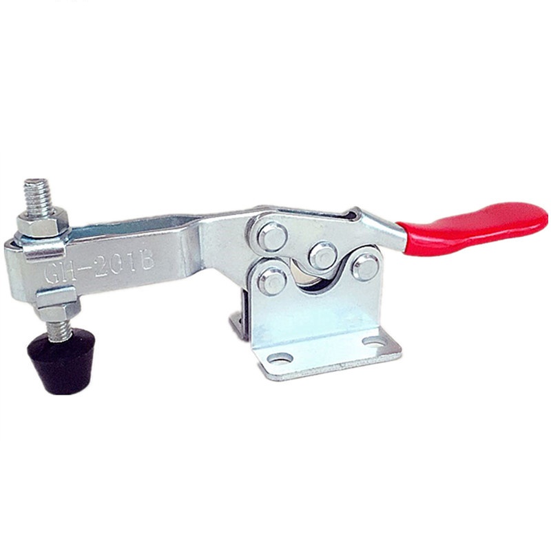 Comforhome GH-201-B Iron Horizontal Toggle Clamp High Strength Wear-resistant Hand Clamping Tools Kit