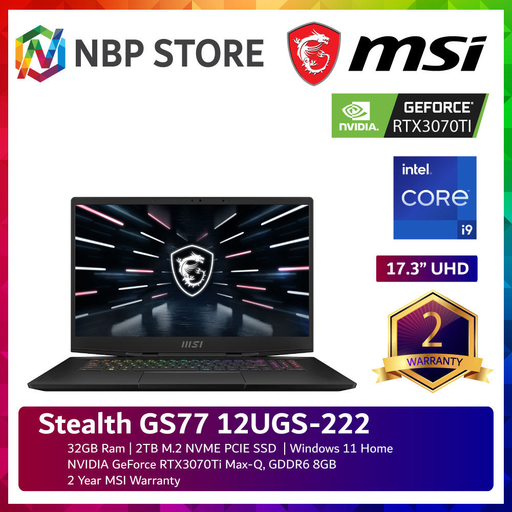 MSI Stealth GS77 Price in Malaysia & Specs - RM15039 | TechNave