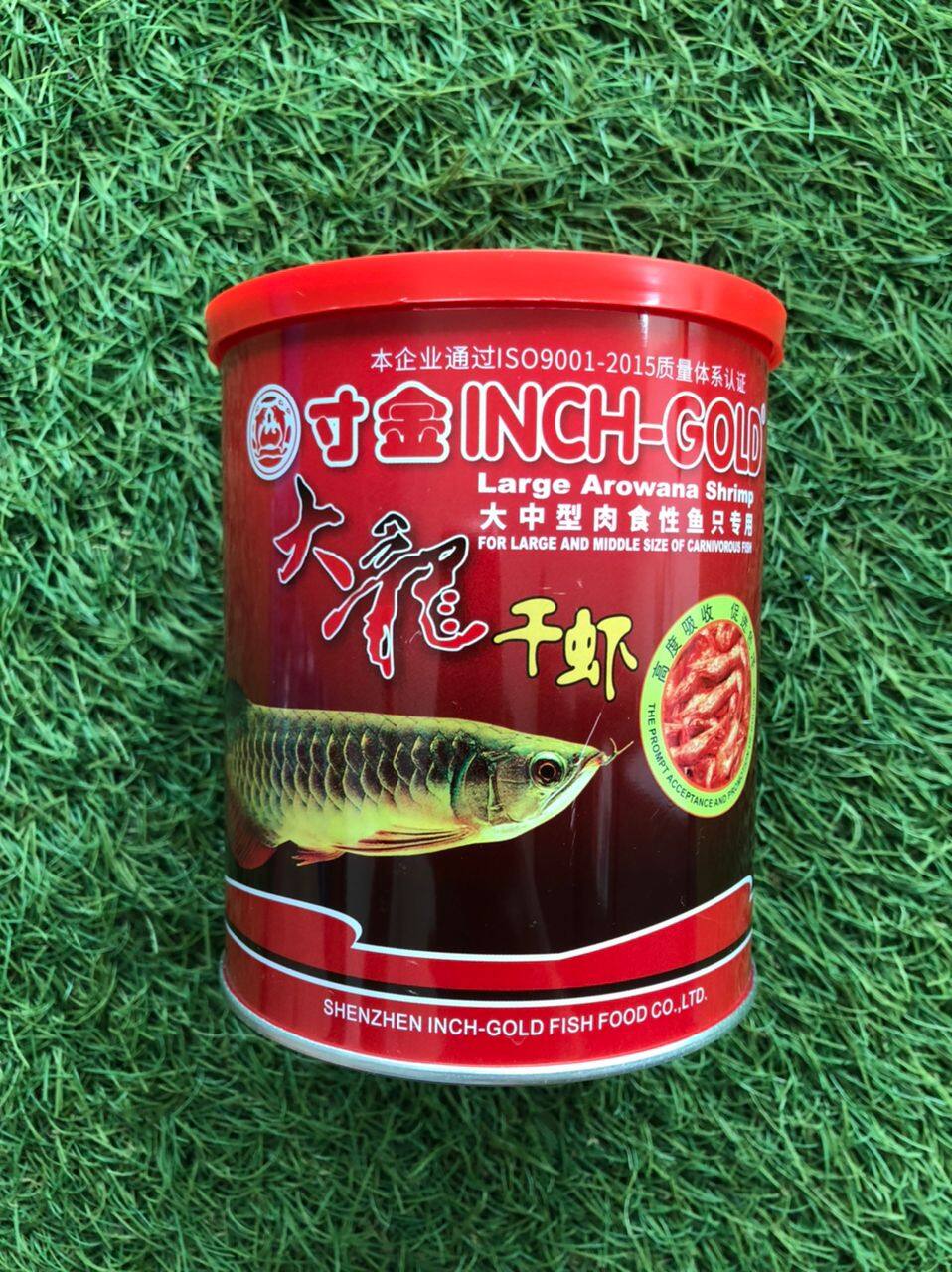 INCHGOLD 100 NATURAL FOOD SHRIMP 85G FOR AROWANA AND MIDDLE SIZE