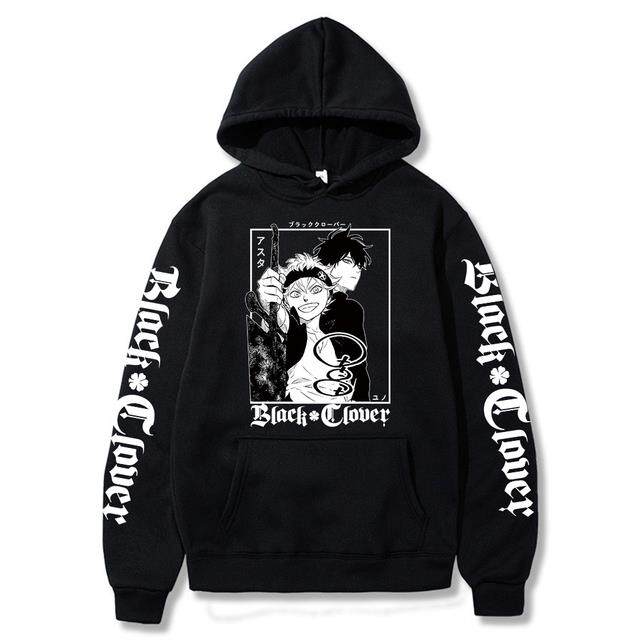 Black clover store anime hoodie