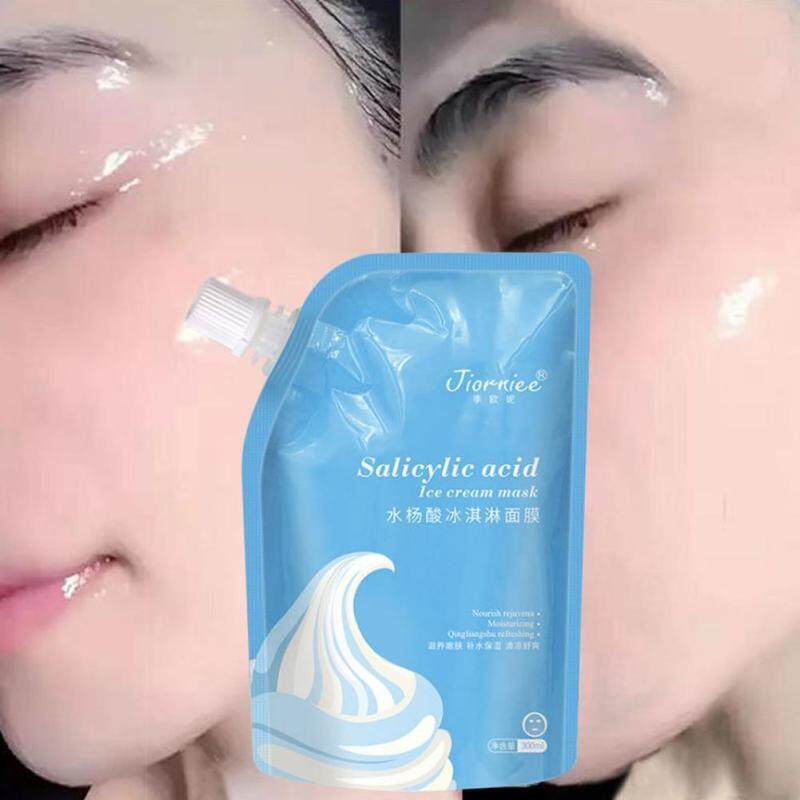 300Ml Salicylic Acid Ice Cream Mặt Nạ Giảm Mụn Trứng Cá Mụn Đầu Đen Giữ Ẩm Làm Sạch Và Thu Nhỏ Lỗ Chân Lông Mặt Nạ giá rẻ