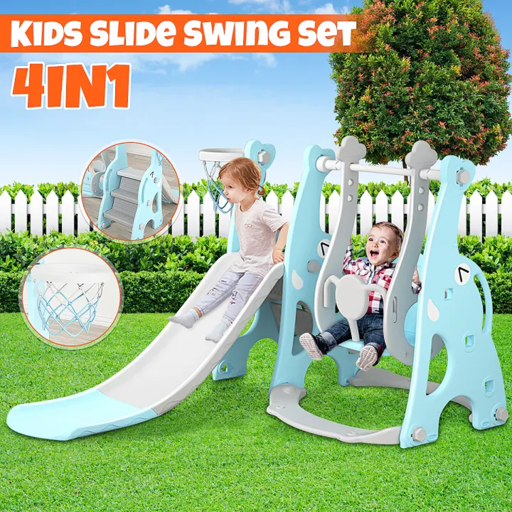 Toddler Slide And Swing Set Kids Play, Playground Set Up