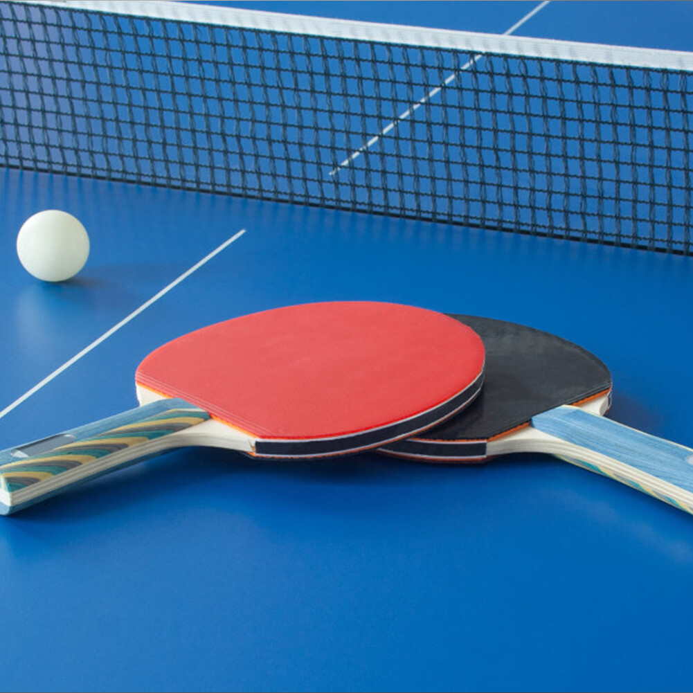 Table Tennis Rubber Hard Sponge Ping Pong Paddle Racket Cover for Training
