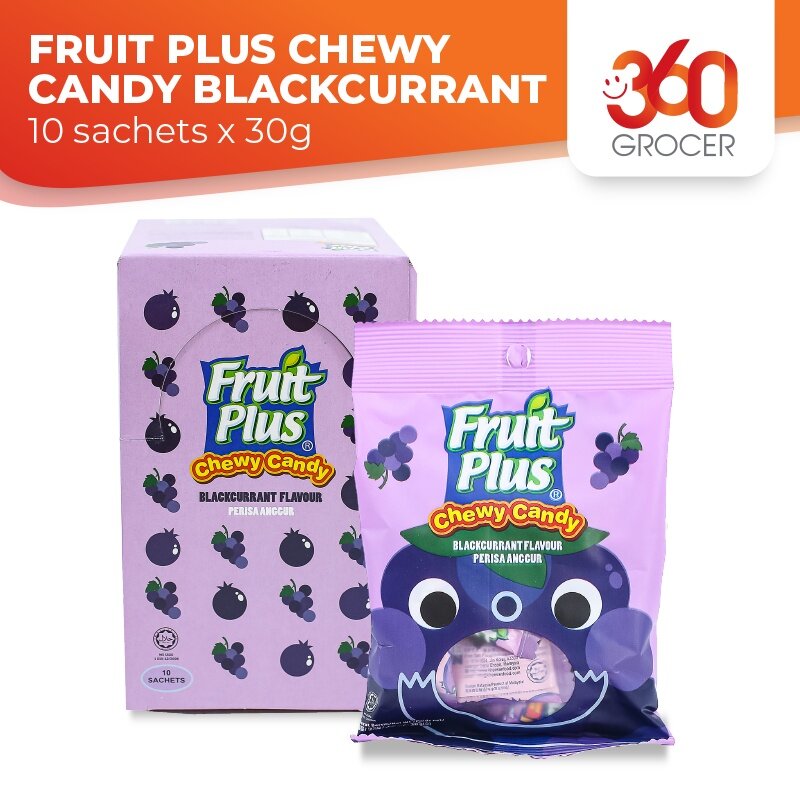 FRUIT PLUS CHEWY CANDY 10 x 30G Lazada