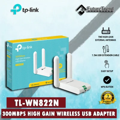 TP-Link 300Mbps High Gain Wireless USB Adapter (TL-WN822N)