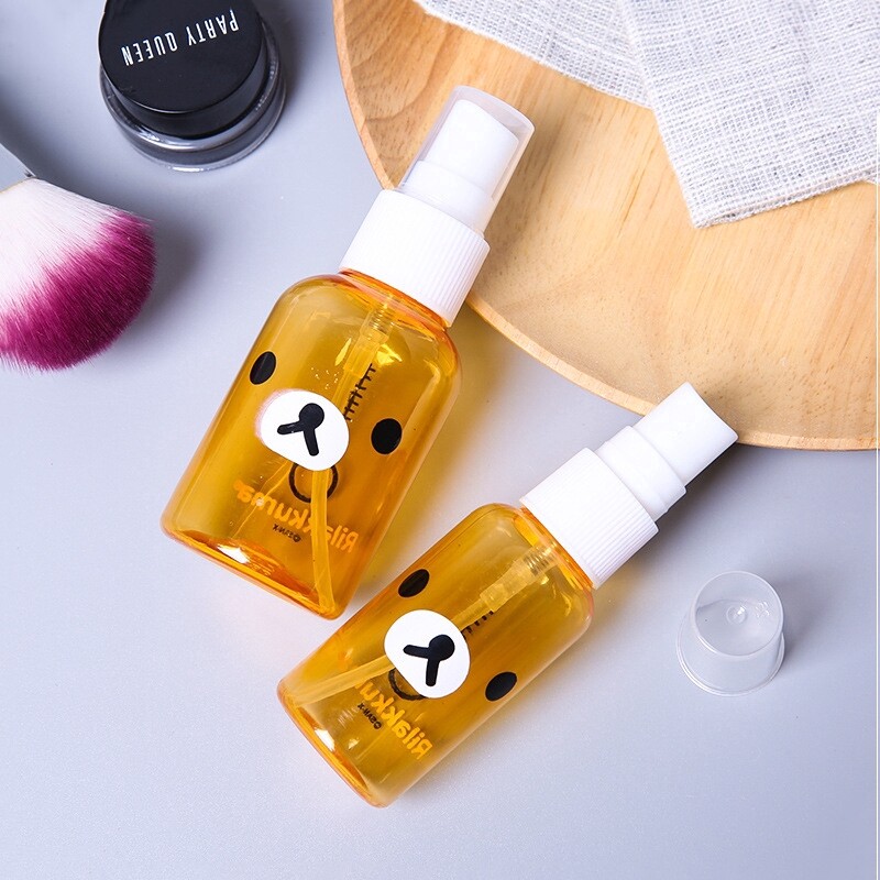 Cartoon Lovely Bear 30ml/50ml/100ml Transparent Empty Spray Bottle with Scale