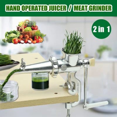 Wheatgrass Manual Hand Operated Meat / Juicer Fruit Vegetable Maker Grinder