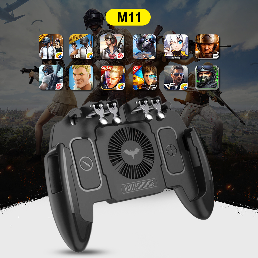 Gzza【 Gamepad 】 Ưa Thích Giá Rẻ M10 M11 Sáu Ngón Tay Tay Cầm Chơi Game Di Động Tay Cầm Chơi Game Cho Memo Di Động Bộ Điều Khiển Trò Chơi Điện Thoại Tay Cầm Chơi Game Cho Bộ Điều Khiển Trò Chơi Pubg Tương Thích