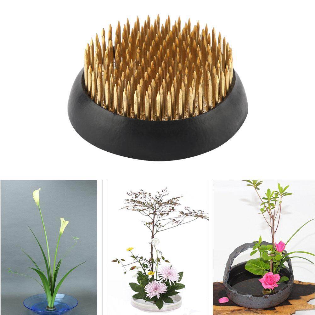Round Flower Arrangement Pin Ikebana Kenzan Flower Decoration Fixed Arranging Tool