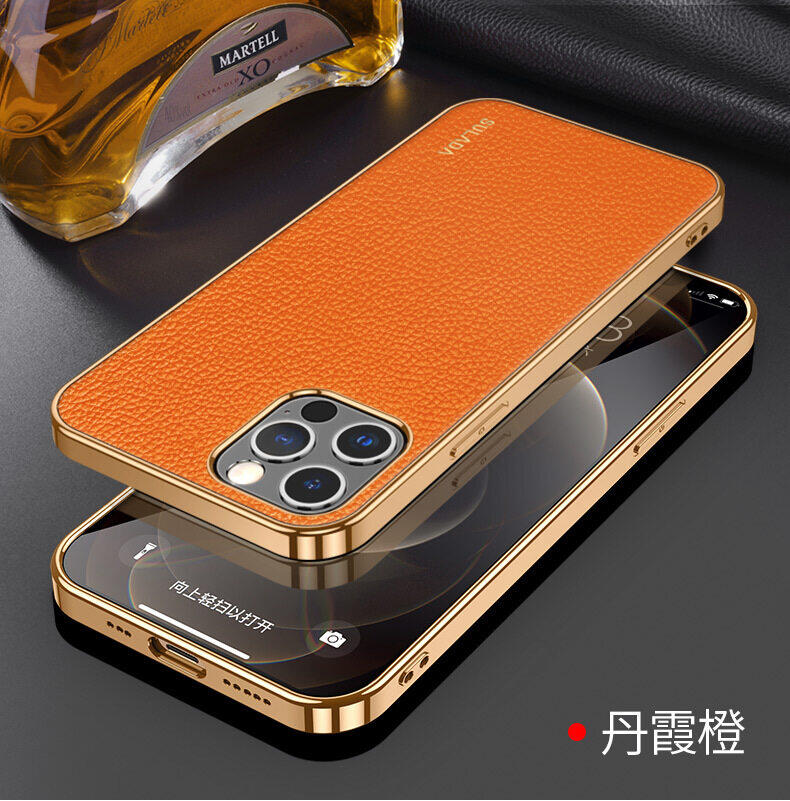 Da thật vỏ điện thoại cho Iphone 15 Pro Max 14 Pro Max 13 Pro Max 12 Pro Max da trường hợp 11 Pro Max x XS Max XR 15 cộng với mạ điện Ốp viền điền thoại mềm bảo vệ lưng điện thoại Bìa