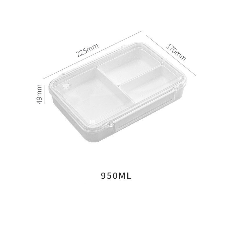 Microwave heated lunch box, divided fruit box, portable lunch box, divided fruit box, preservation box, lunch box
