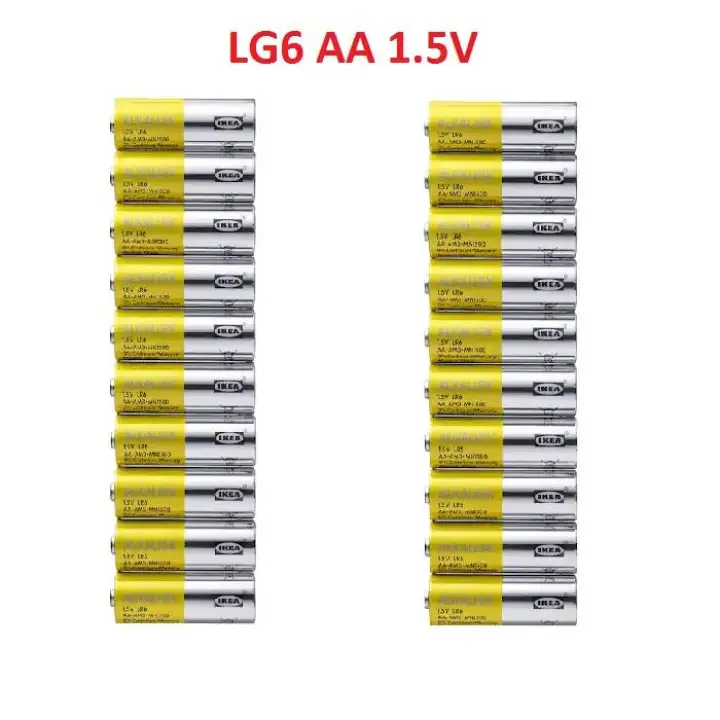 Ikea Alkalisk Battery X 10 Pcs Alkaline Lr6 Aa 1 5v For Sale Online Ebay