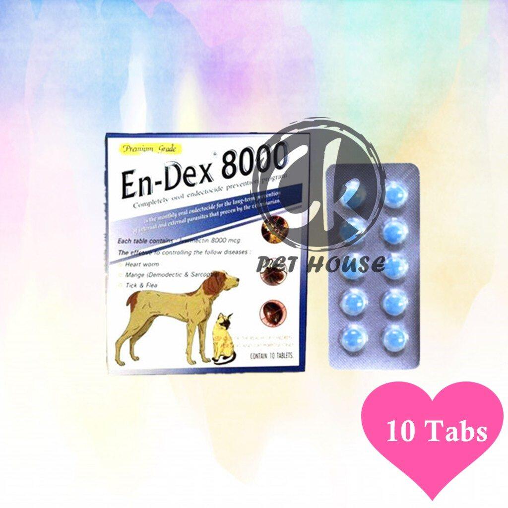 Endex EnDex 8000 Deworm Tablet / Flea Tablet 10Tab (1 Box) Lazada