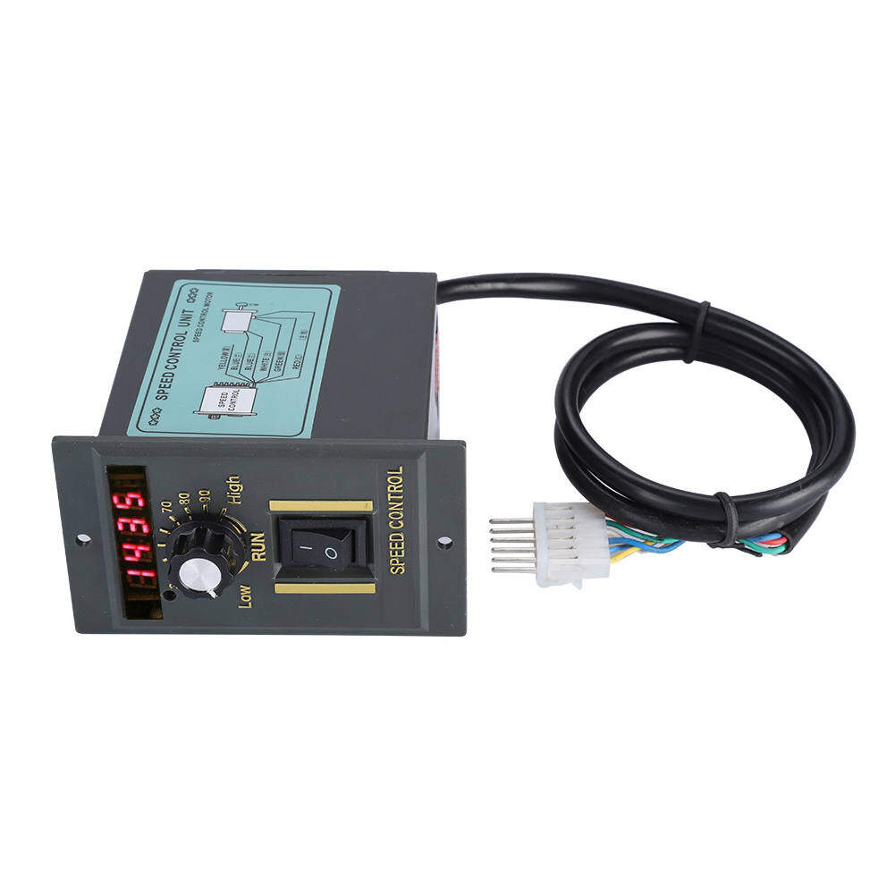AC 220V 50Hz 15-400W Digital Adjustable Stepless Motor Motor Speed Controller Speed Controller 0-1450rpm