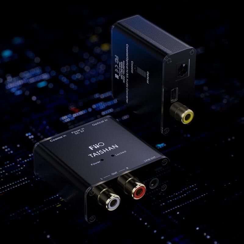 Fiio D03K Digital Audio Decoder MS8416T Receive Chip MS4344 DAC Chip Coaxial Optical Input 192Khz/24Bit RCA/3.5Mm Output