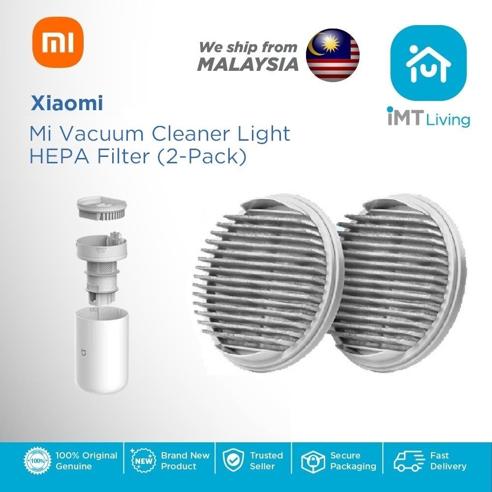 Xiaomi Mi Vacuum Cleaner Light HEPA Filter (2-Pack) | H13-Grade HEPA ...