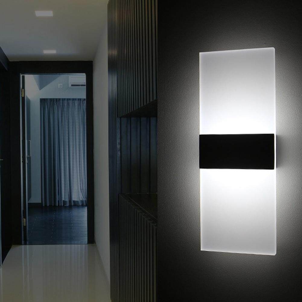 Acrylic Hiện Đại Sconce 3 W Đầu Giường Cho Phòng Khách Vuông Treo Tường Oval Đèn UV Mềm Mại