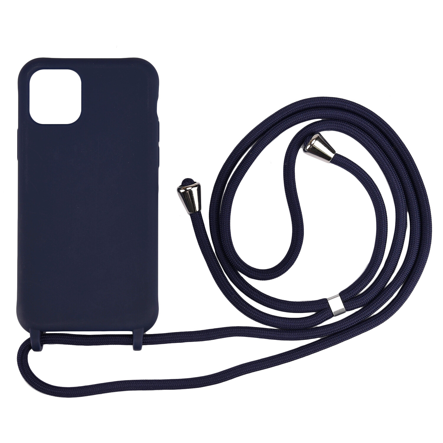 Shockproof Silicone Case For Apple iPhone 13 Pro Max mini 11 /iPhone 12 Pro Max XS MAX XR 7 8 Plus Case Lanyard Neck Strap String Phone Cover iphone Case