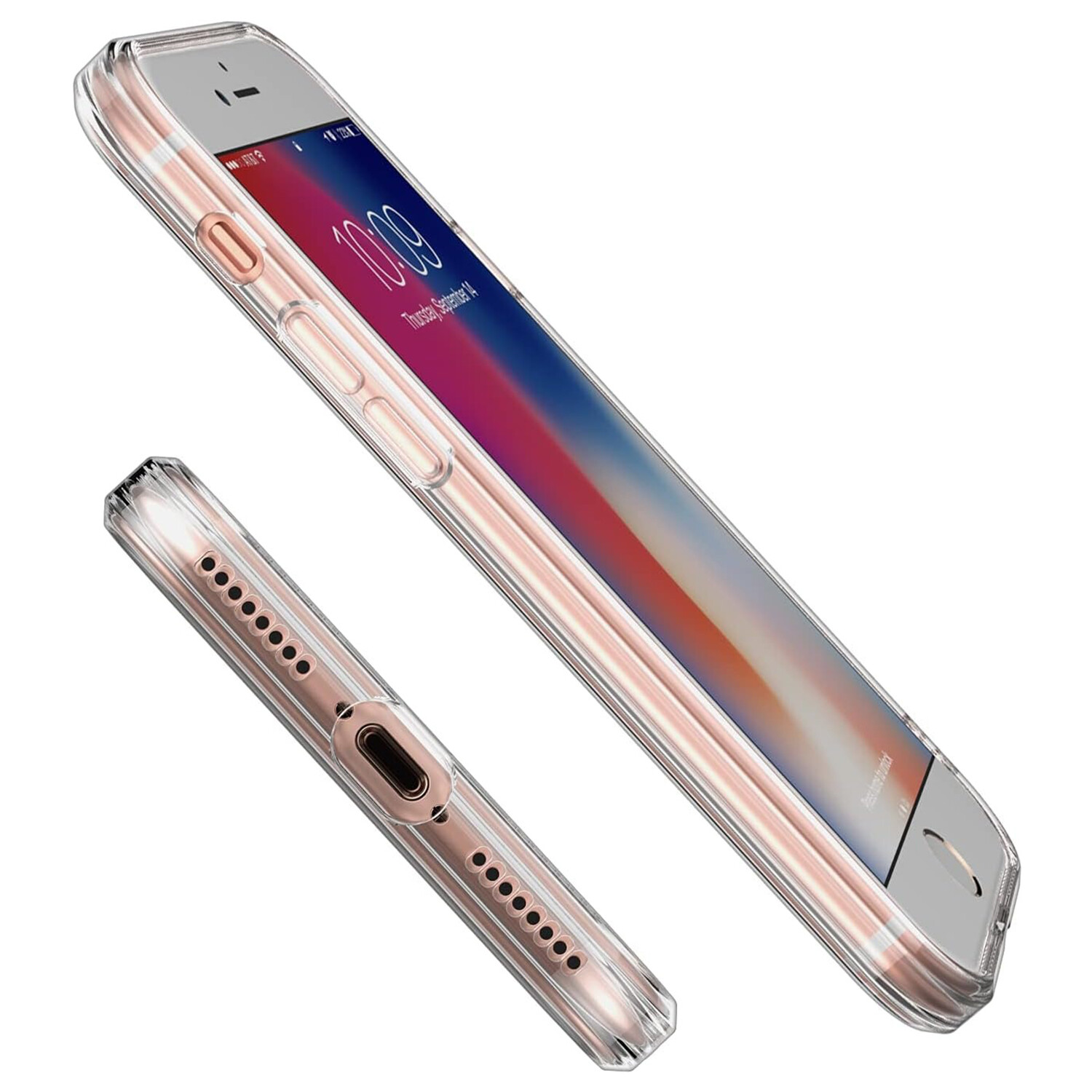 LUOWAN Ốp Lưng Cho Apple iPhone 7 Plus/iPhone 8 Plus Ốp Lưng Silicon Trong Suốt TPU Chống Trầy Xước Cho Apple iPhone 7 Plus/iPhone 8 Plus-Trong Suốt